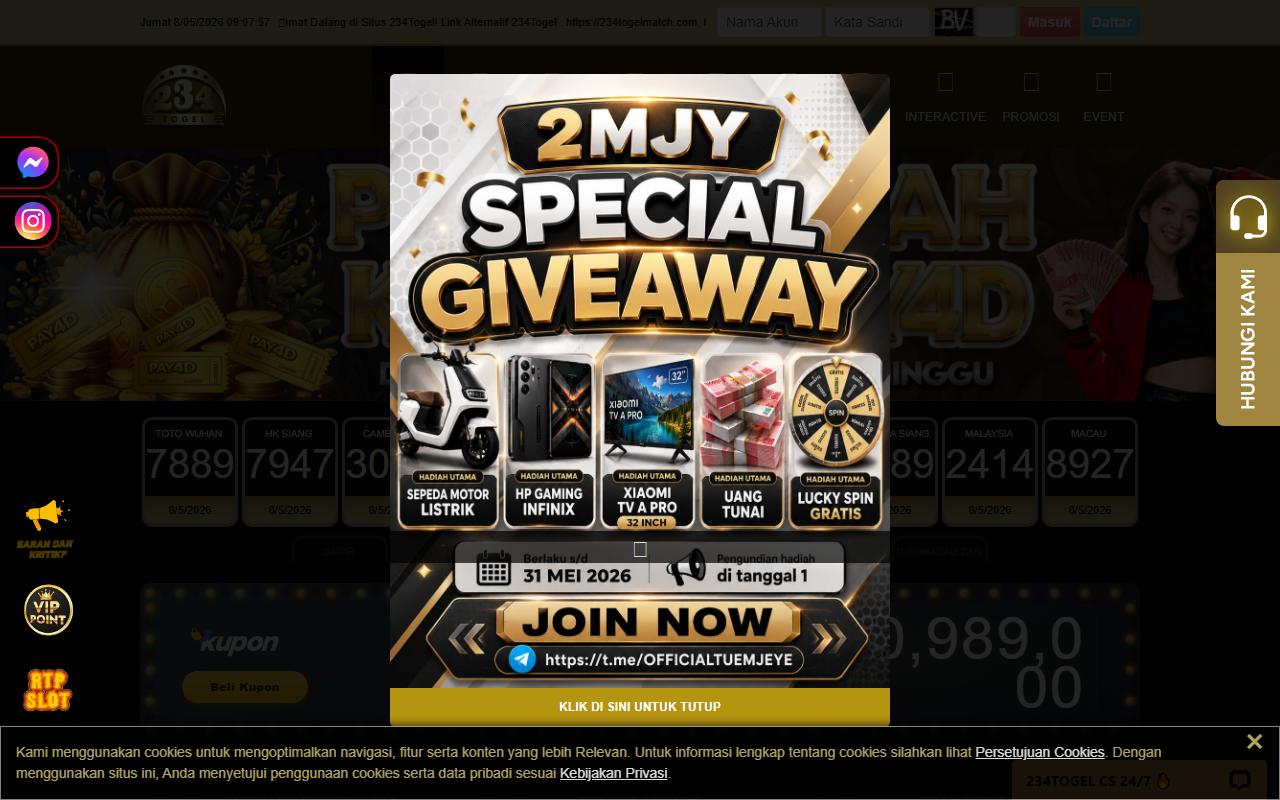 234togelels.com screenshot
