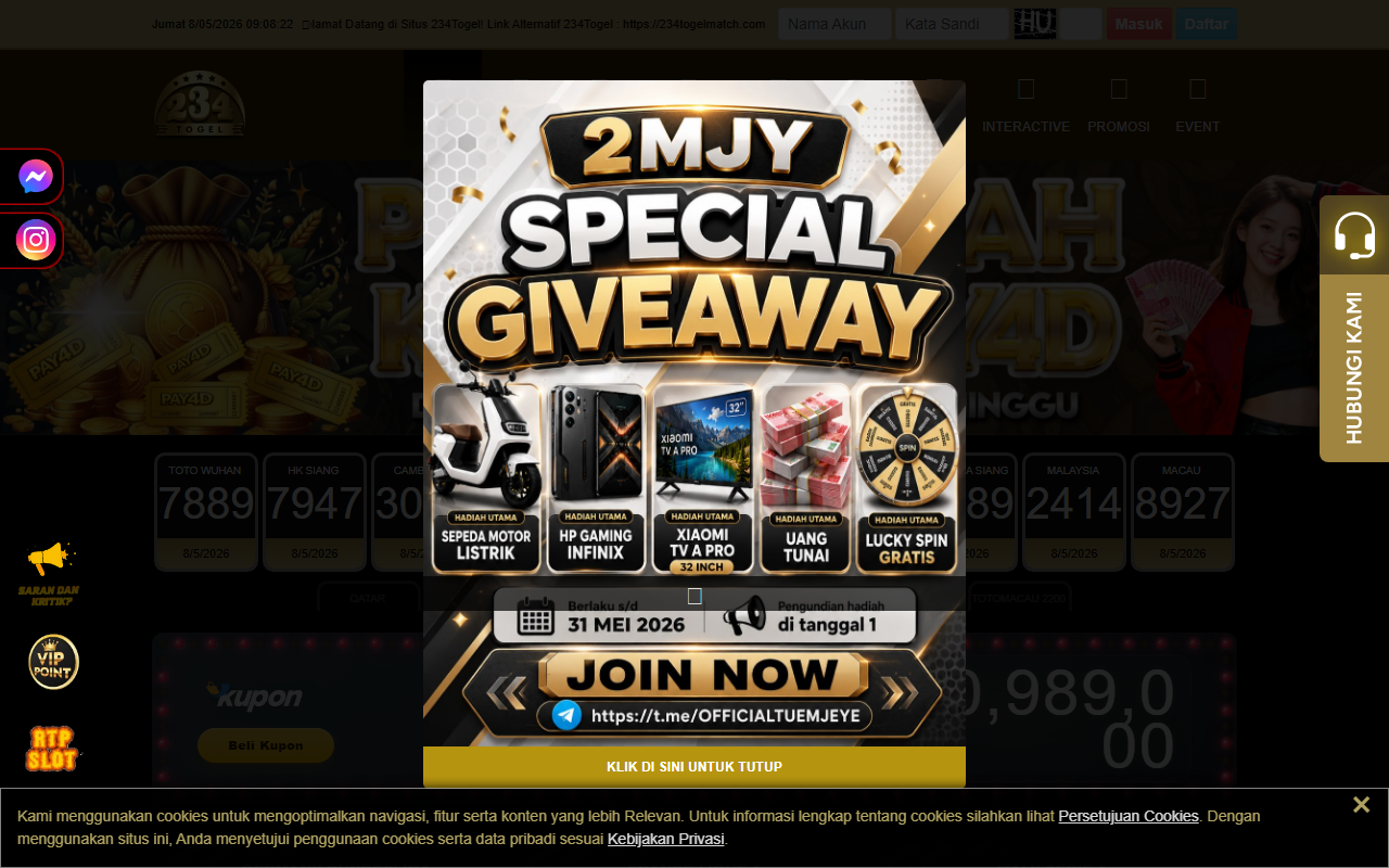 234togelgg3.com screenshot