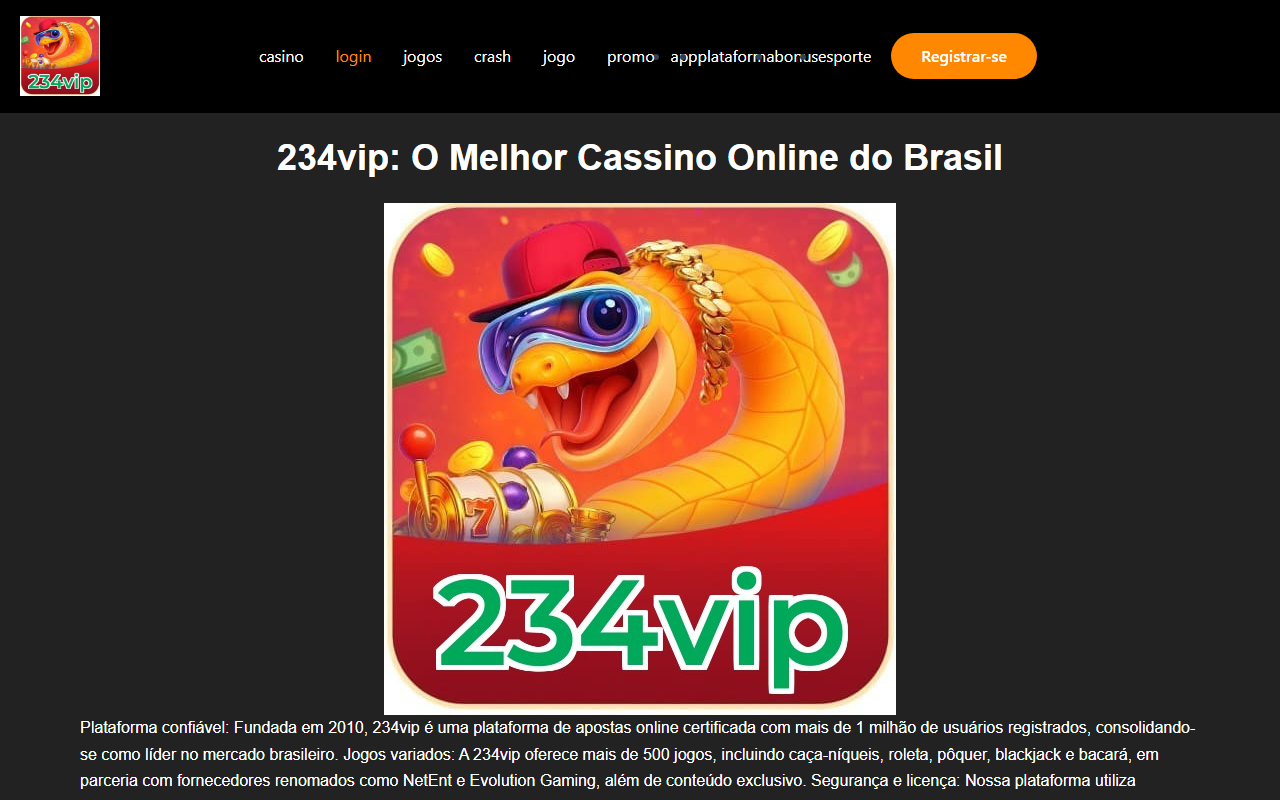 234vip-jogoapp.com screenshot
