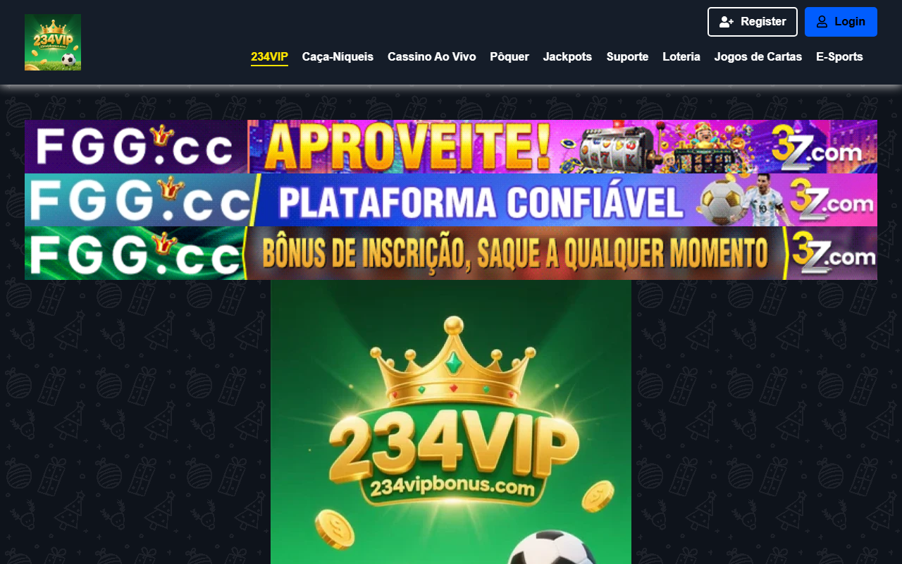 234vipbonus.com screenshot