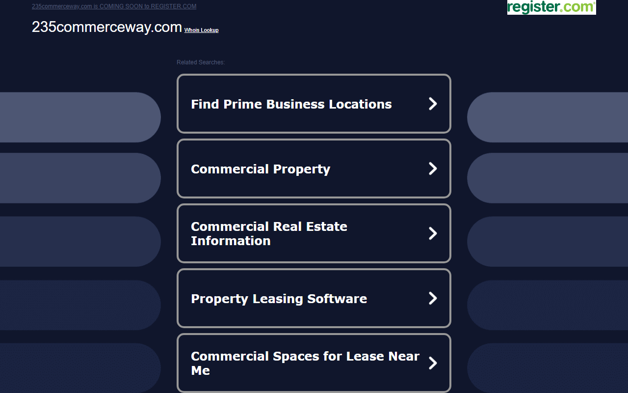 235commerceway.com screenshot