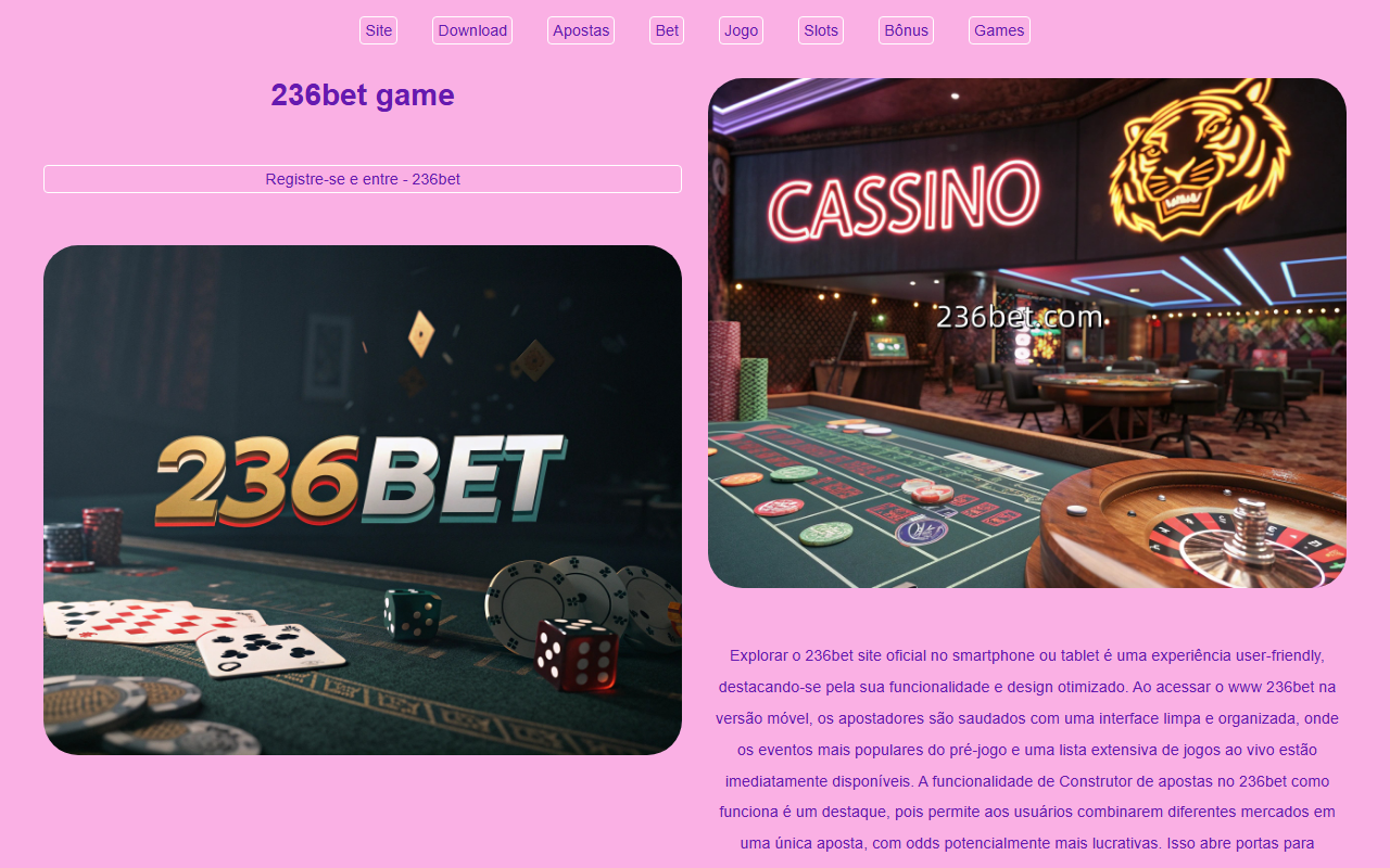 236betgame.com screenshot
