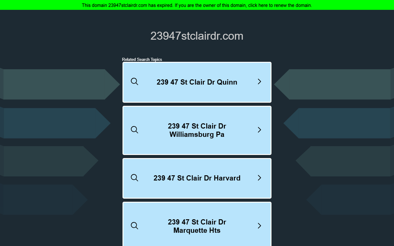 23947stclairdr.com screenshot