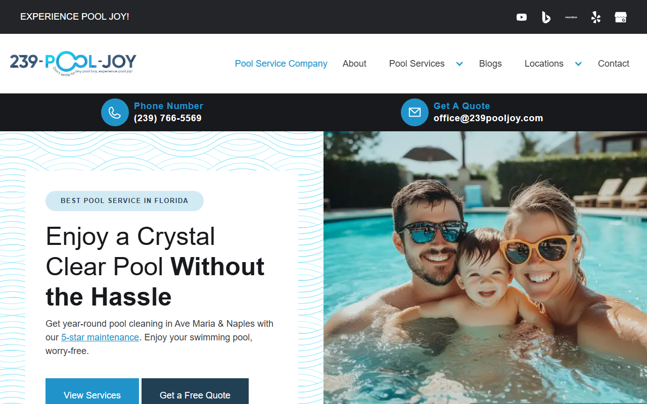 239pooljoy.com screenshot