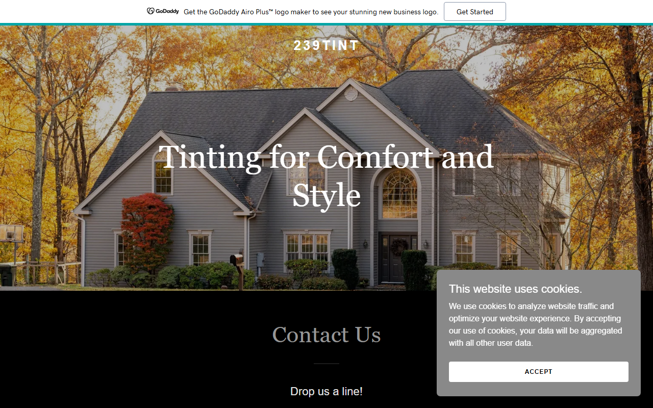 239tinting.com screenshot