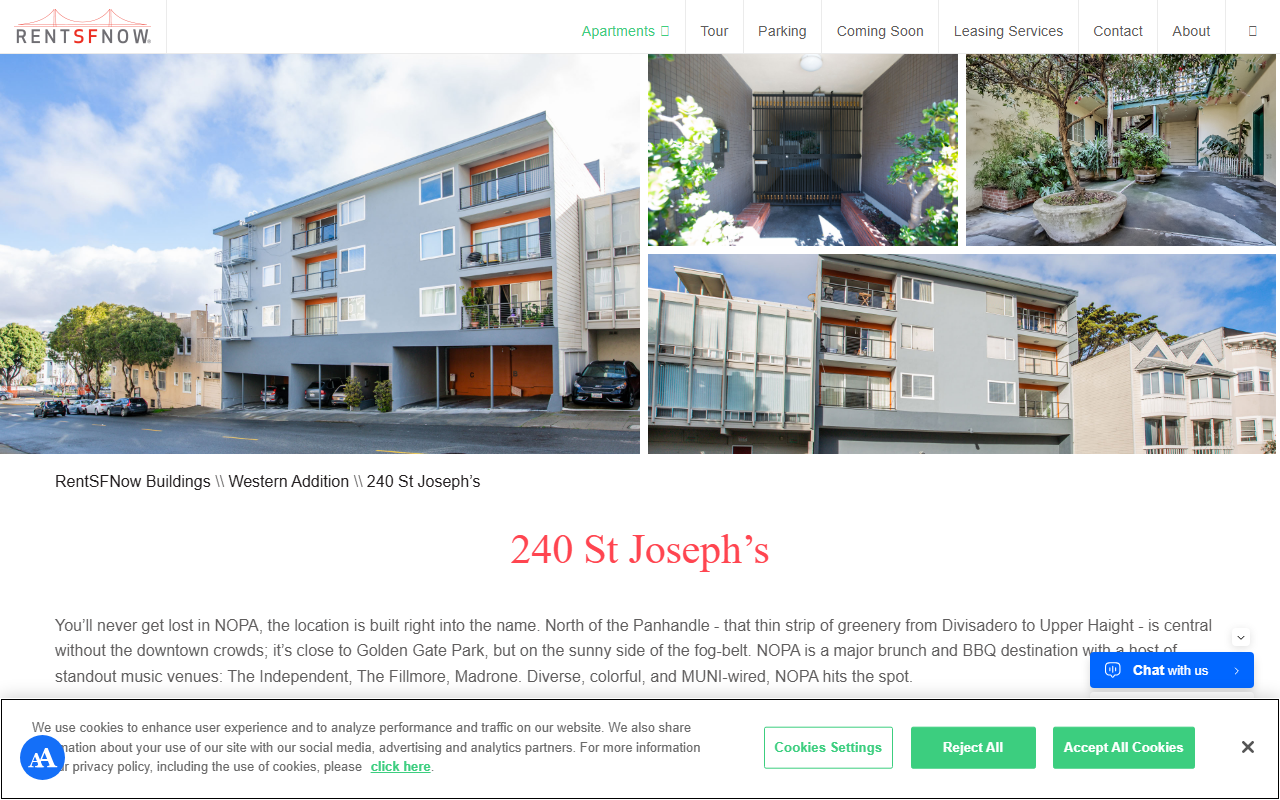 240stjoseph.com screenshot