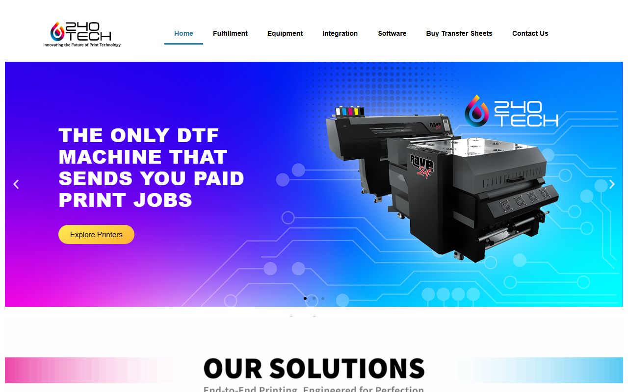240technologies.com screenshot