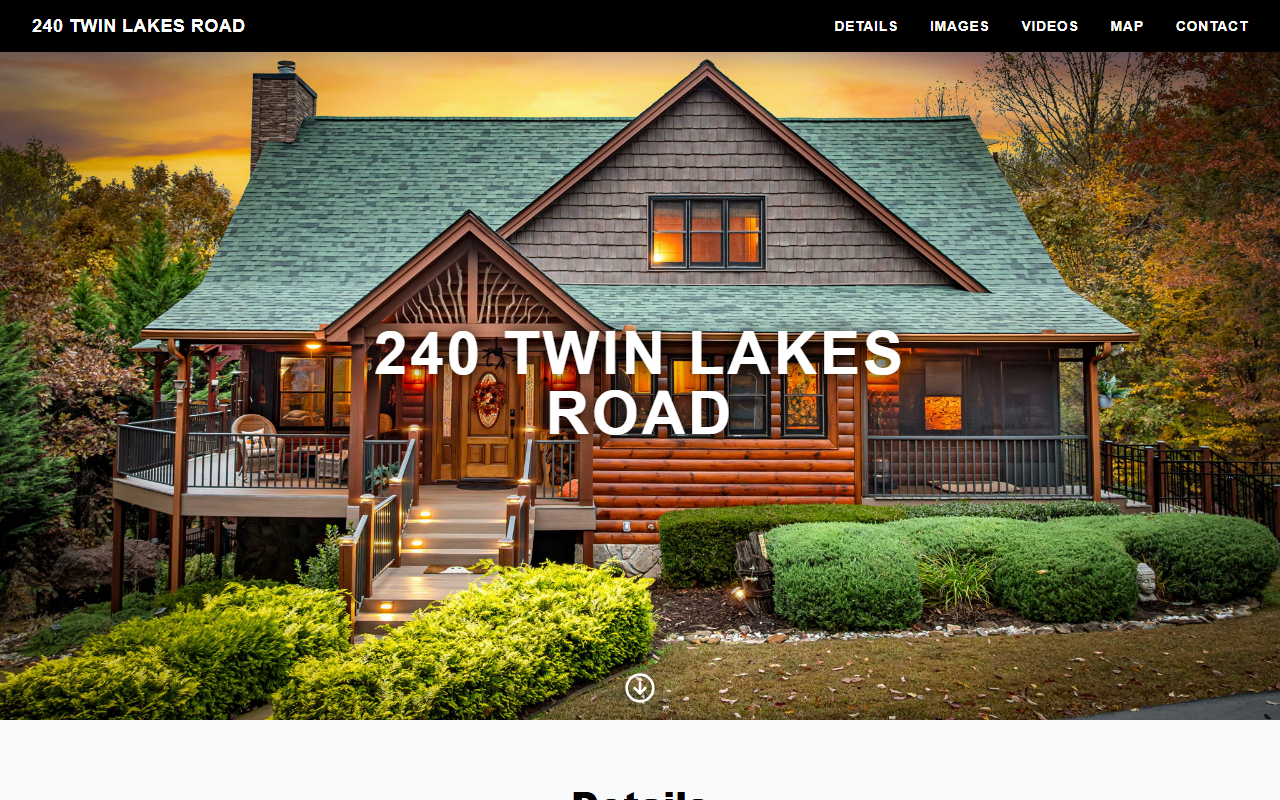 240twinlakesrd.com screenshot