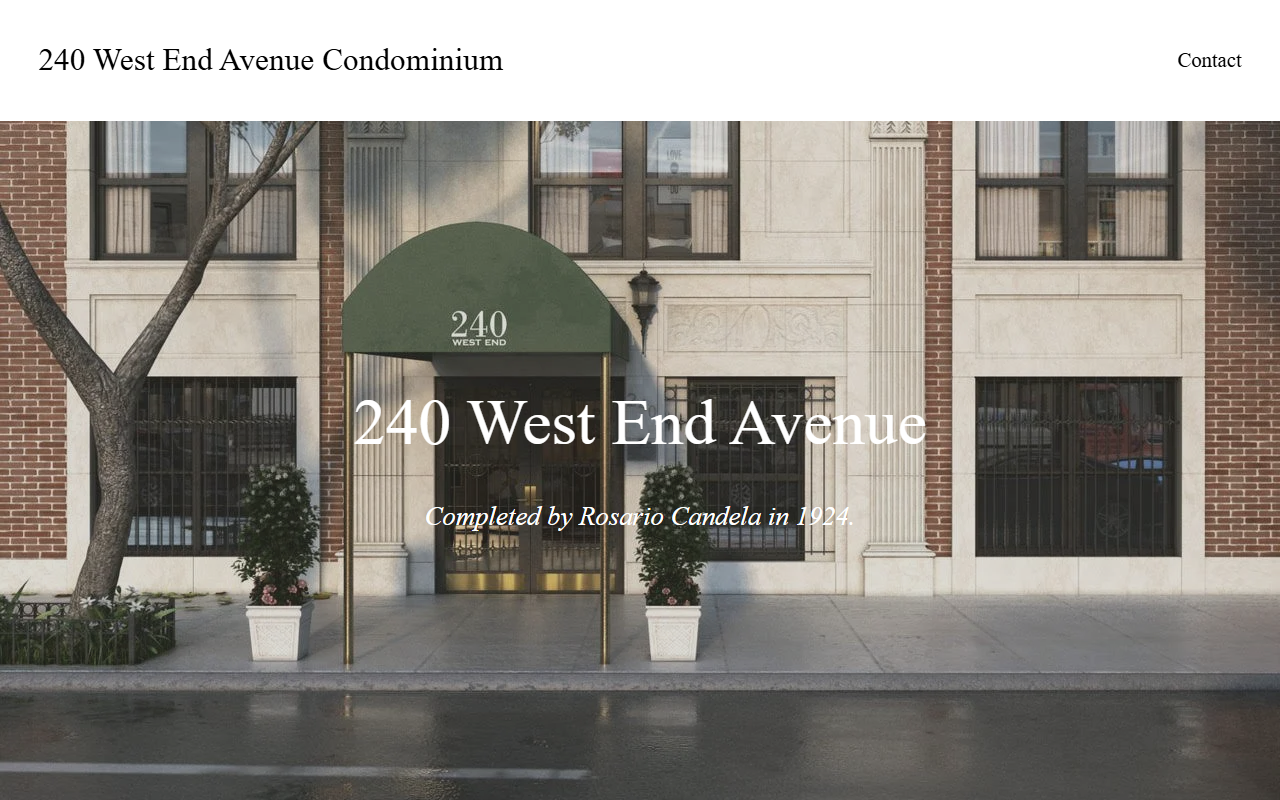 240westendavenue.com screenshot