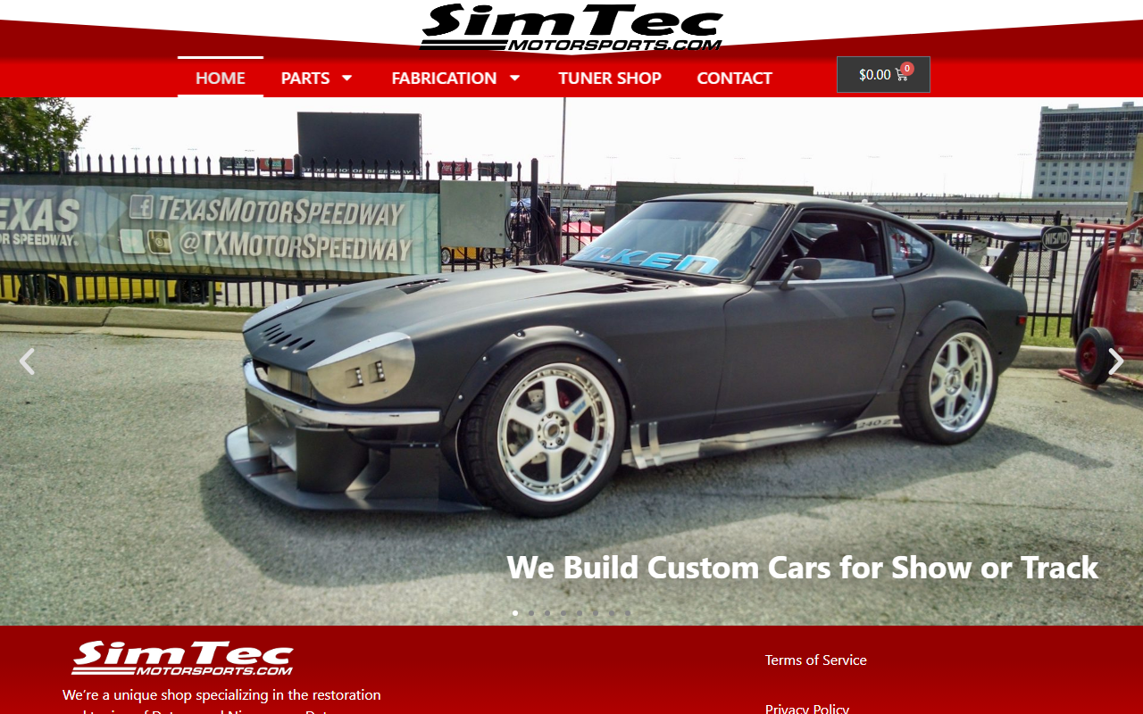 240zrestomod.com screenshot