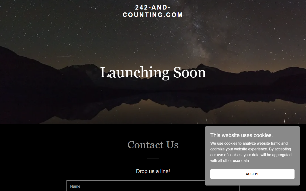 242-and-counting.com screenshot