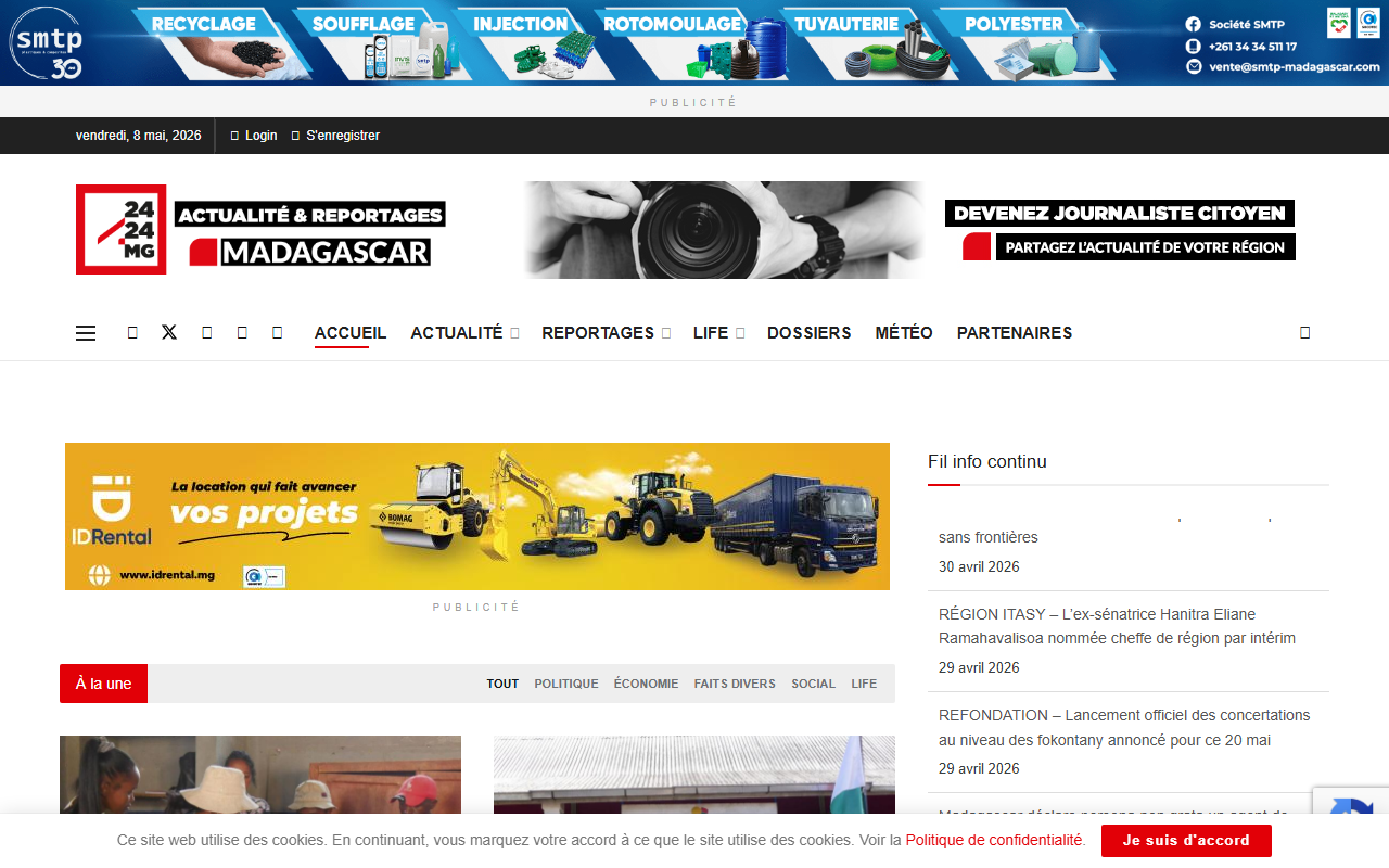 2424madagascar.com screenshot