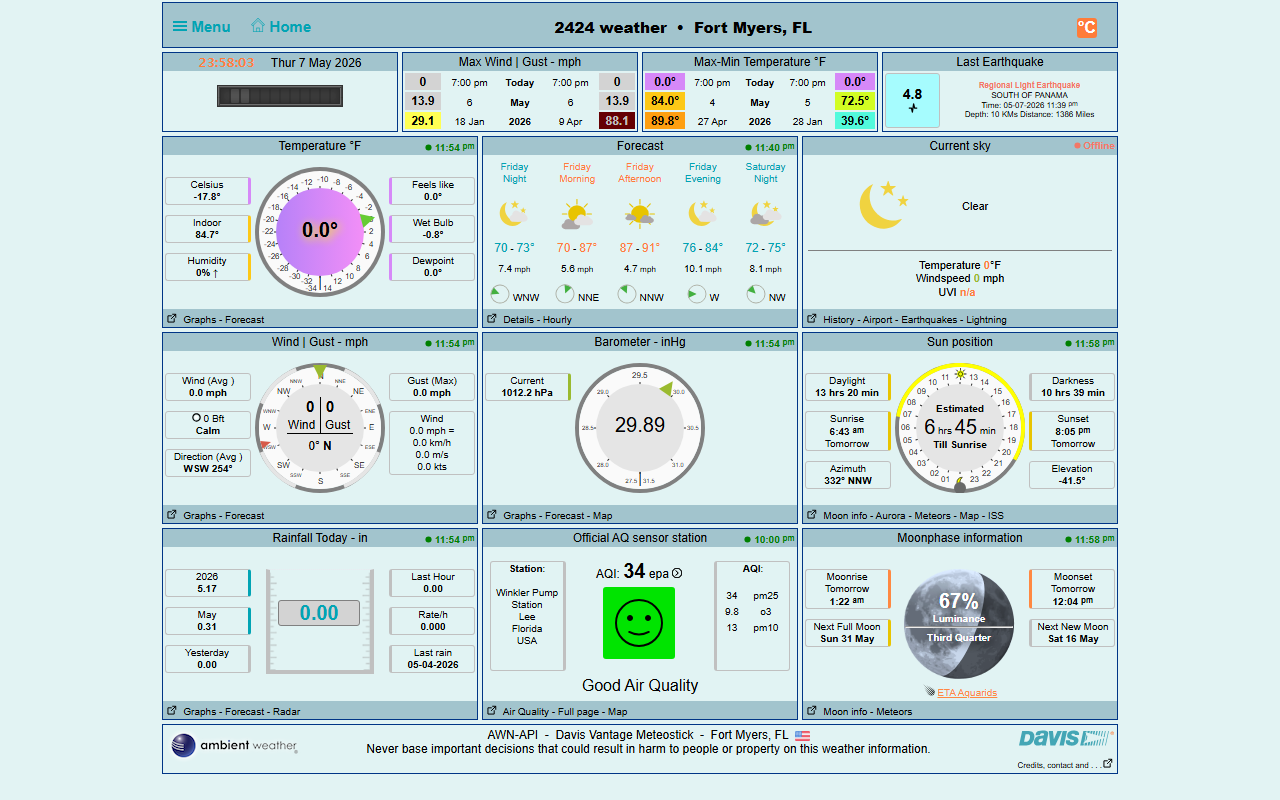 2424weather.com screenshot