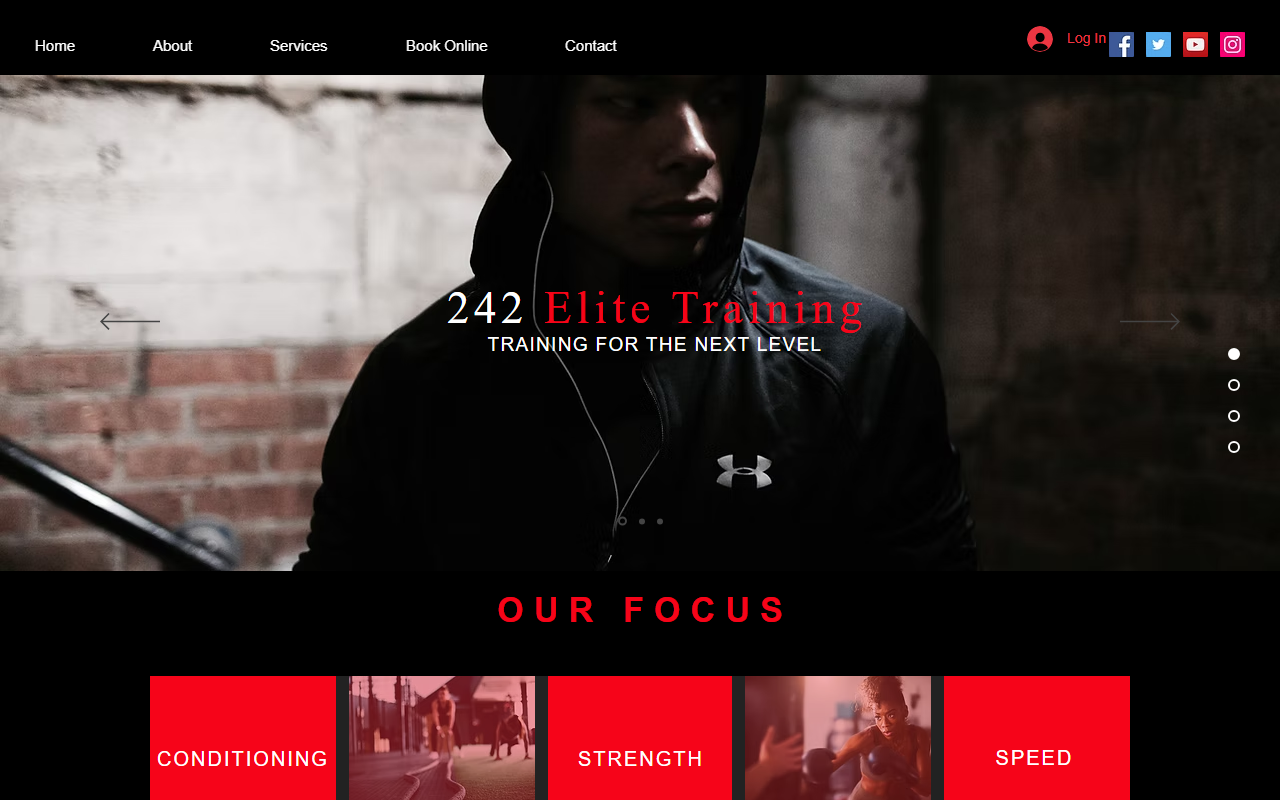 242elitetraining.com screenshot