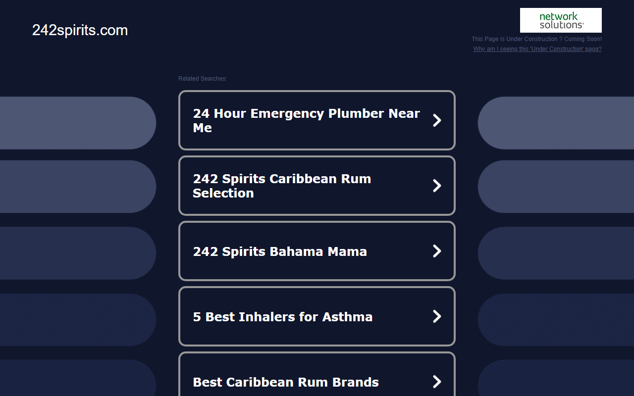 242spirits.com screenshot