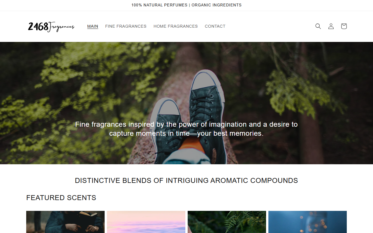 2468fragrance.com screenshot