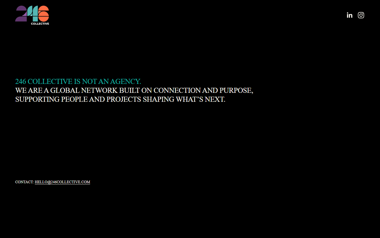 246collective.com screenshot