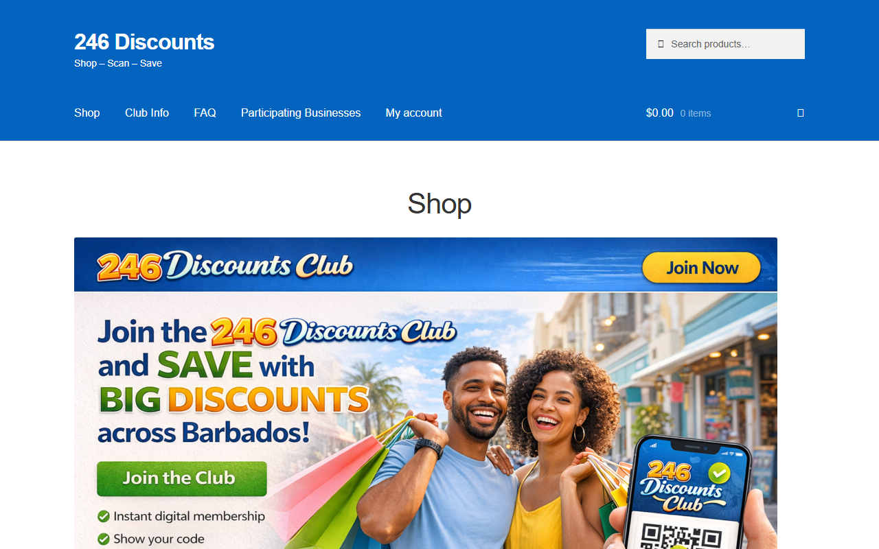 246discounts.com screenshot