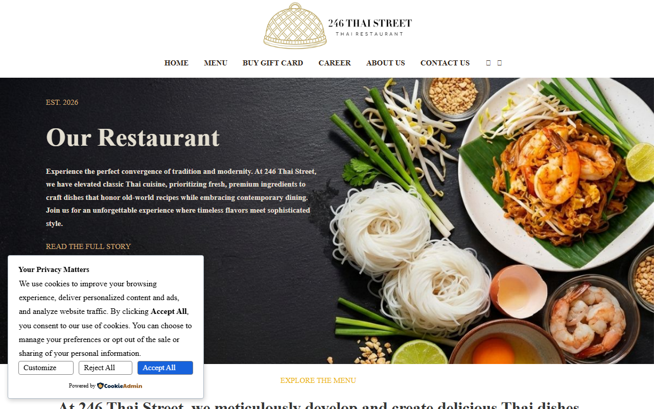 246thaistreet.com screenshot