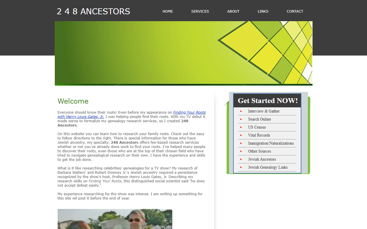 248ancestors.com screenshot