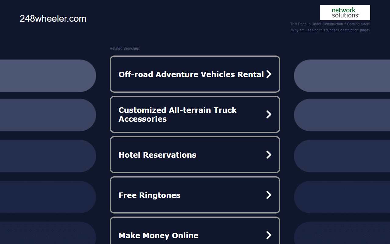248wheeler.com screenshot