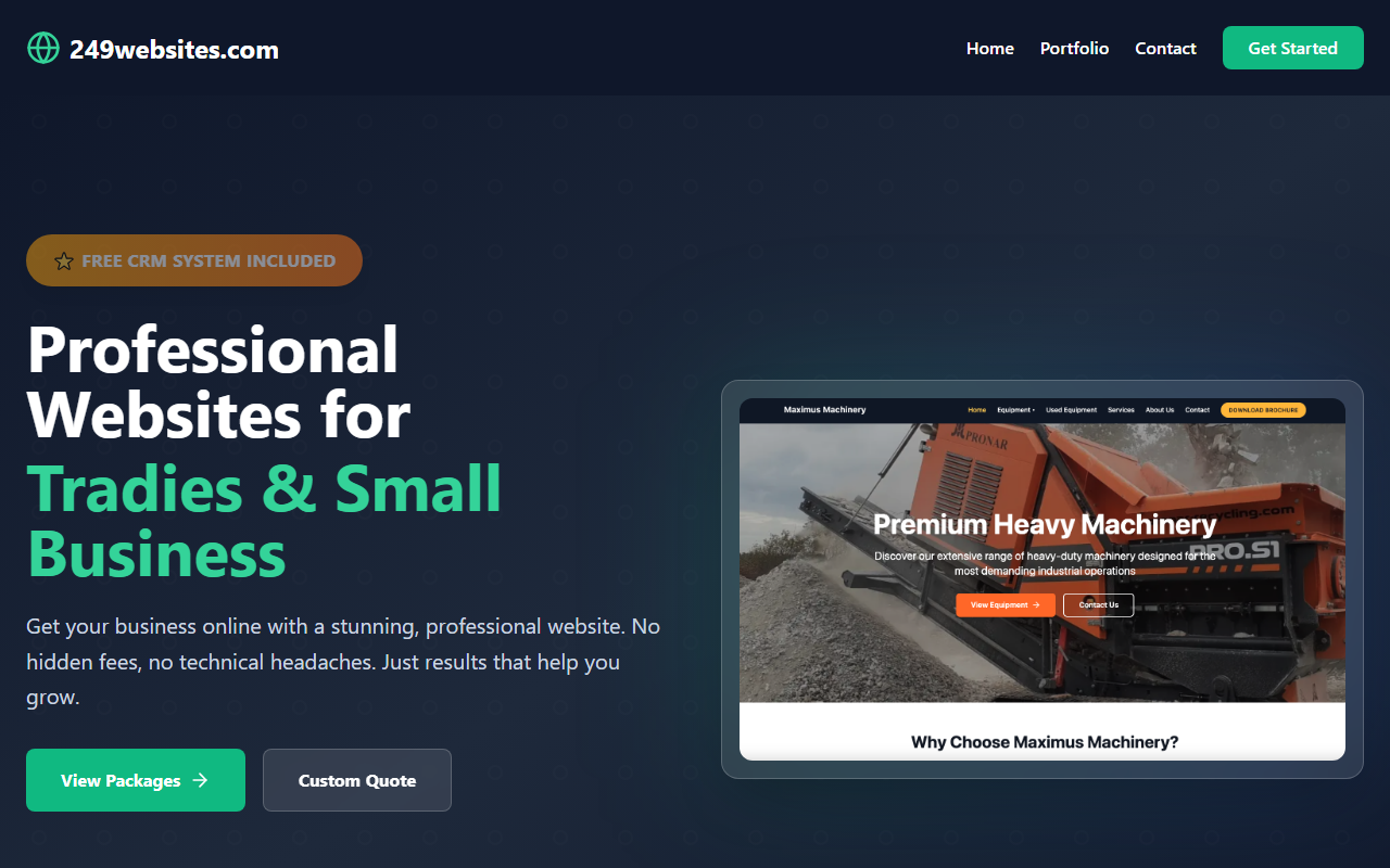 249websites.com screenshot