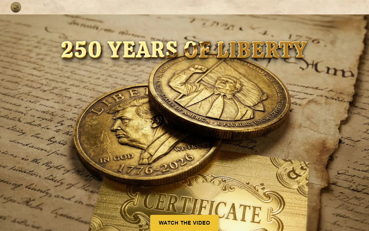 250-anniversary.com screenshot