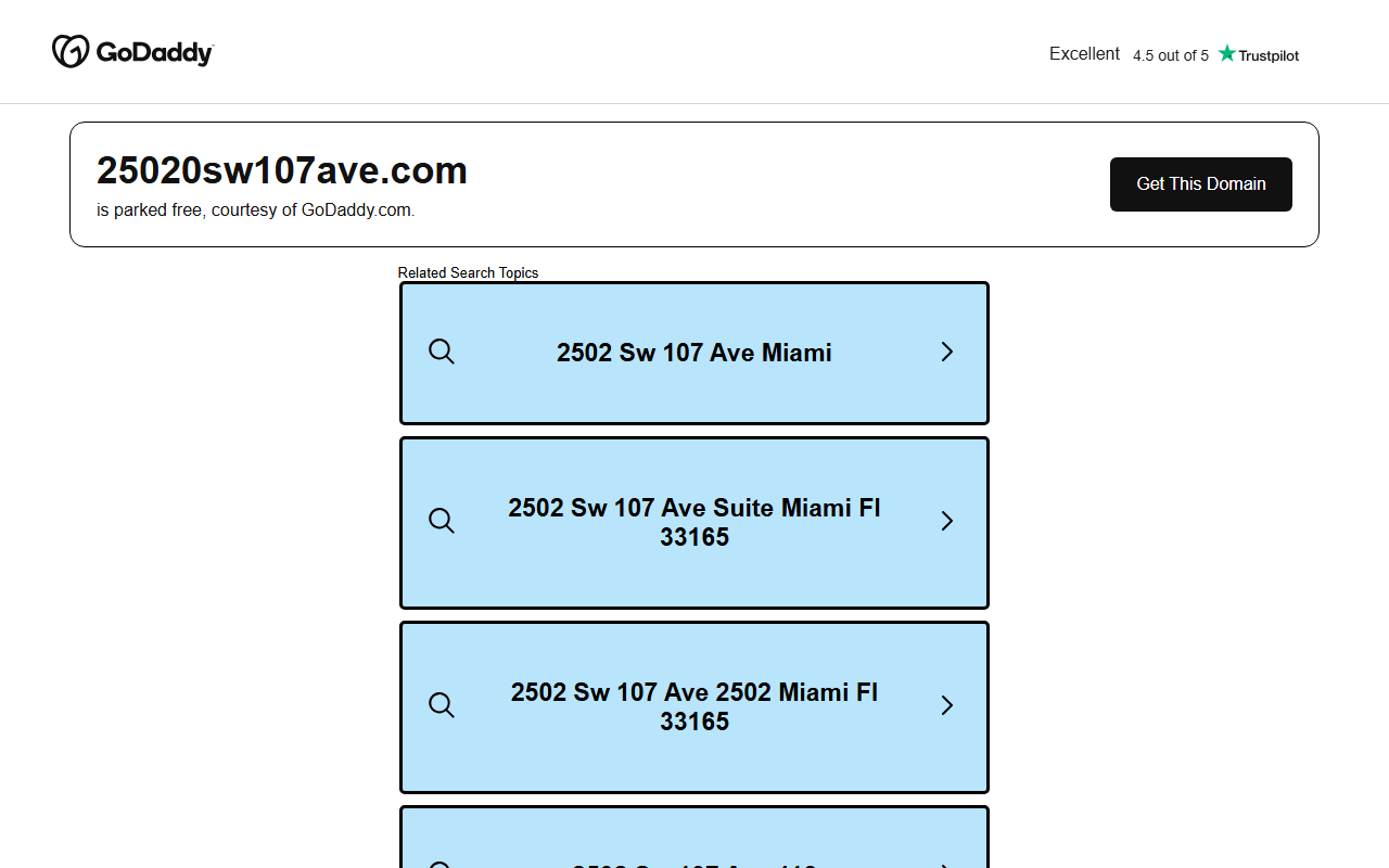 25020sw107ave.com screenshot