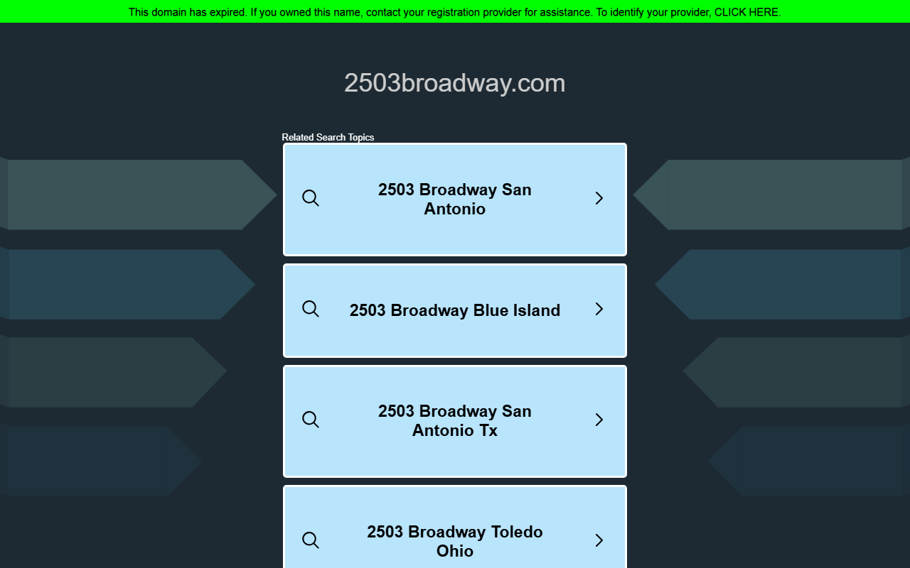 2503broadway.com screenshot