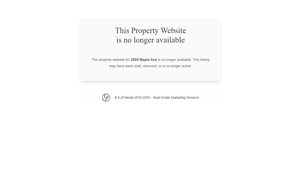 2505mapleavenue.com screenshot