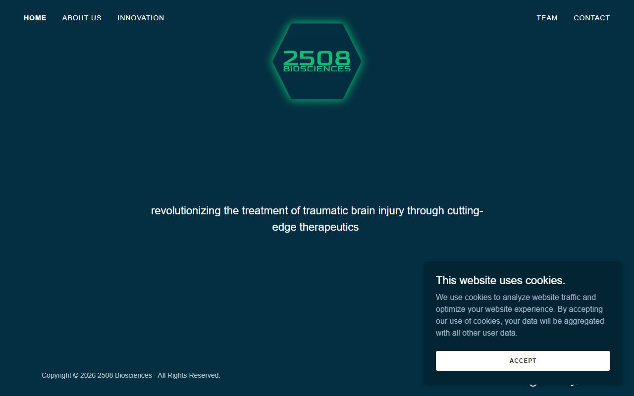 2508biosciences.com screenshot