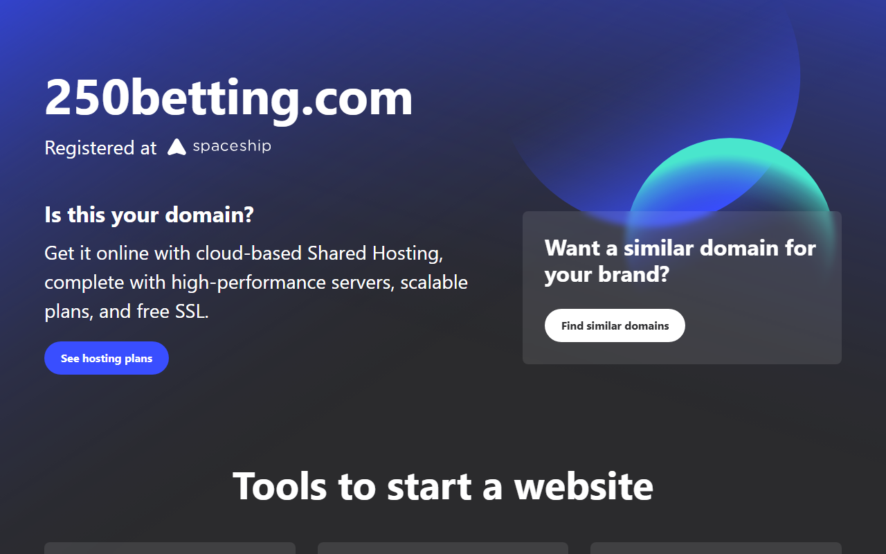 250betting.com screenshot