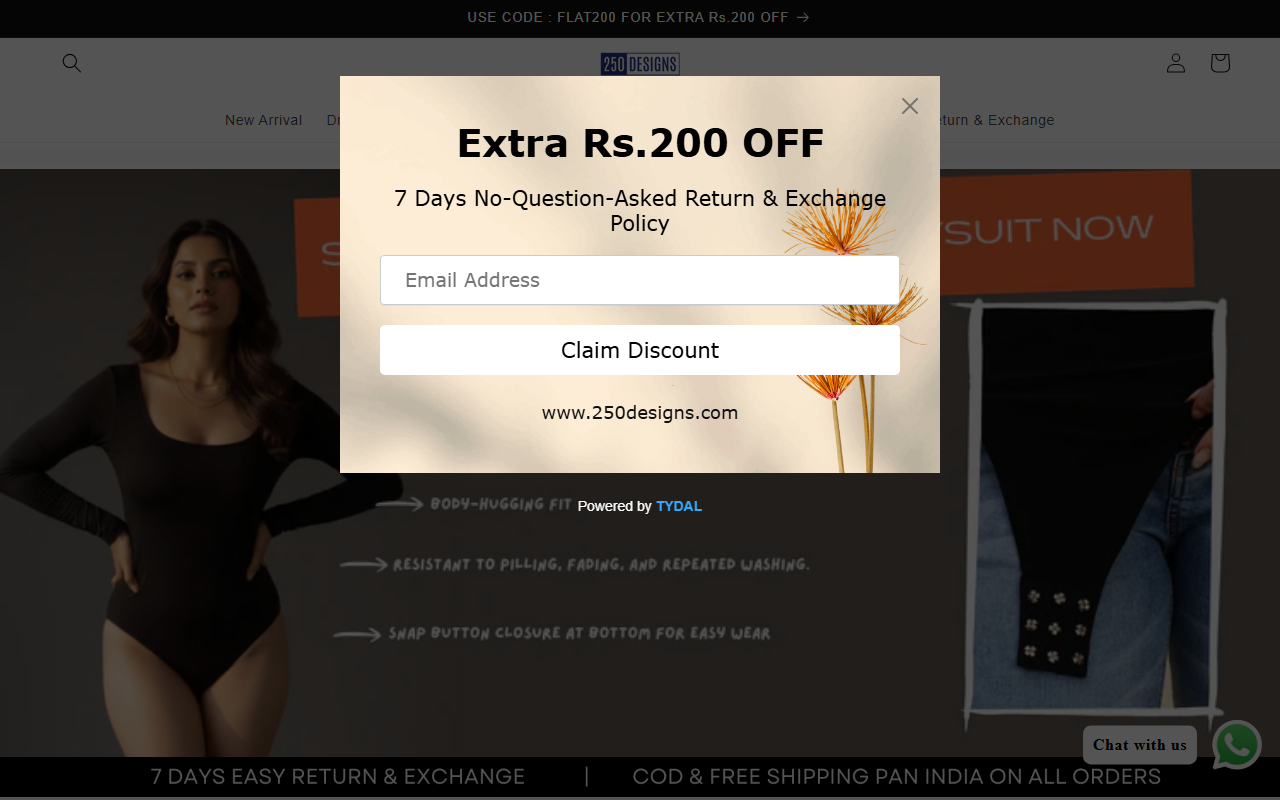 250designs.com screenshot