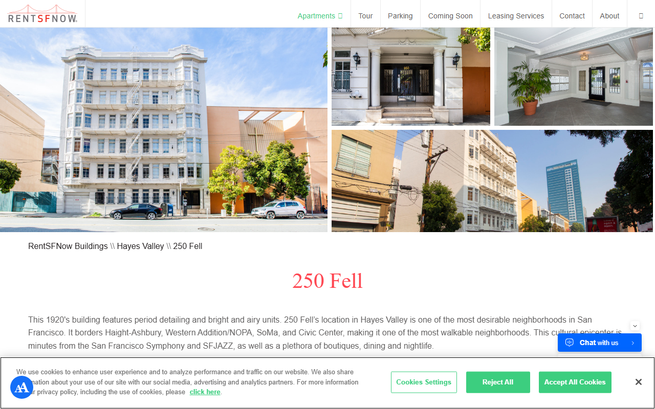 250fellstreet.com screenshot
