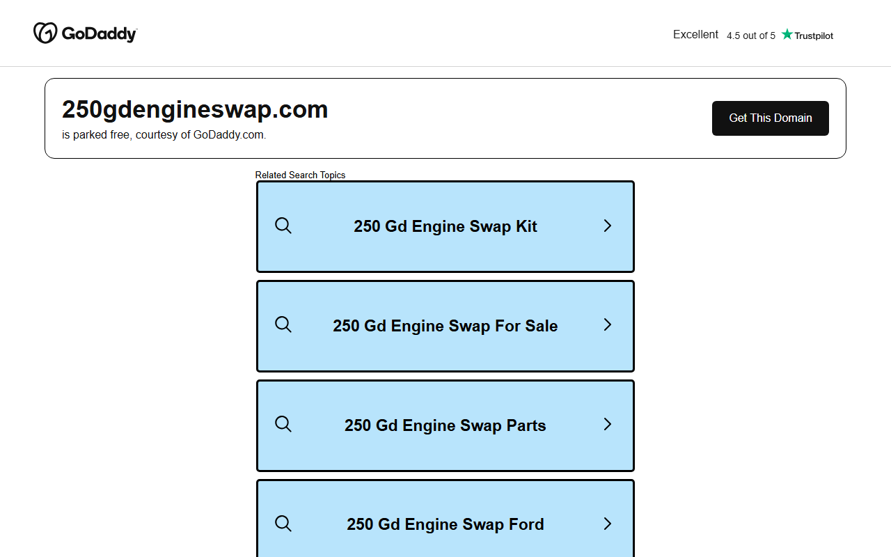 250gdengineswap.com screenshot