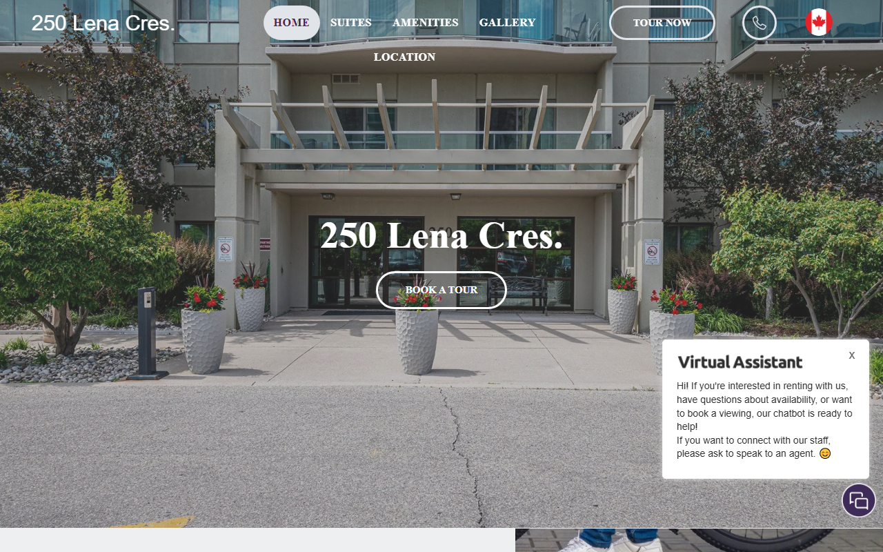 250lenacrescent.com screenshot