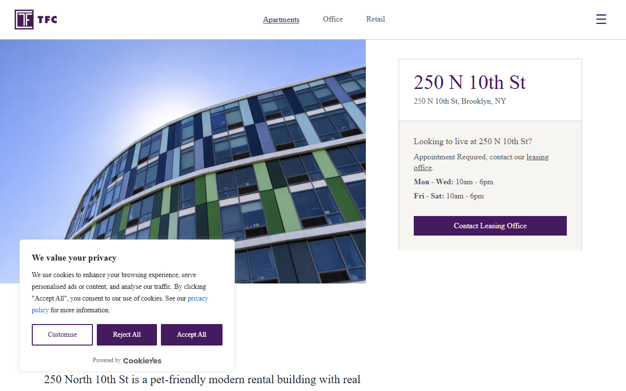 250north10thst.com screenshot