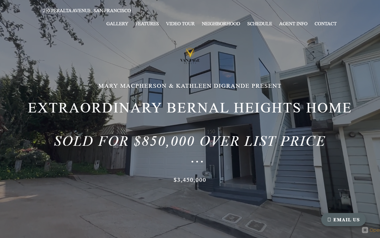 250peralta.com screenshot
