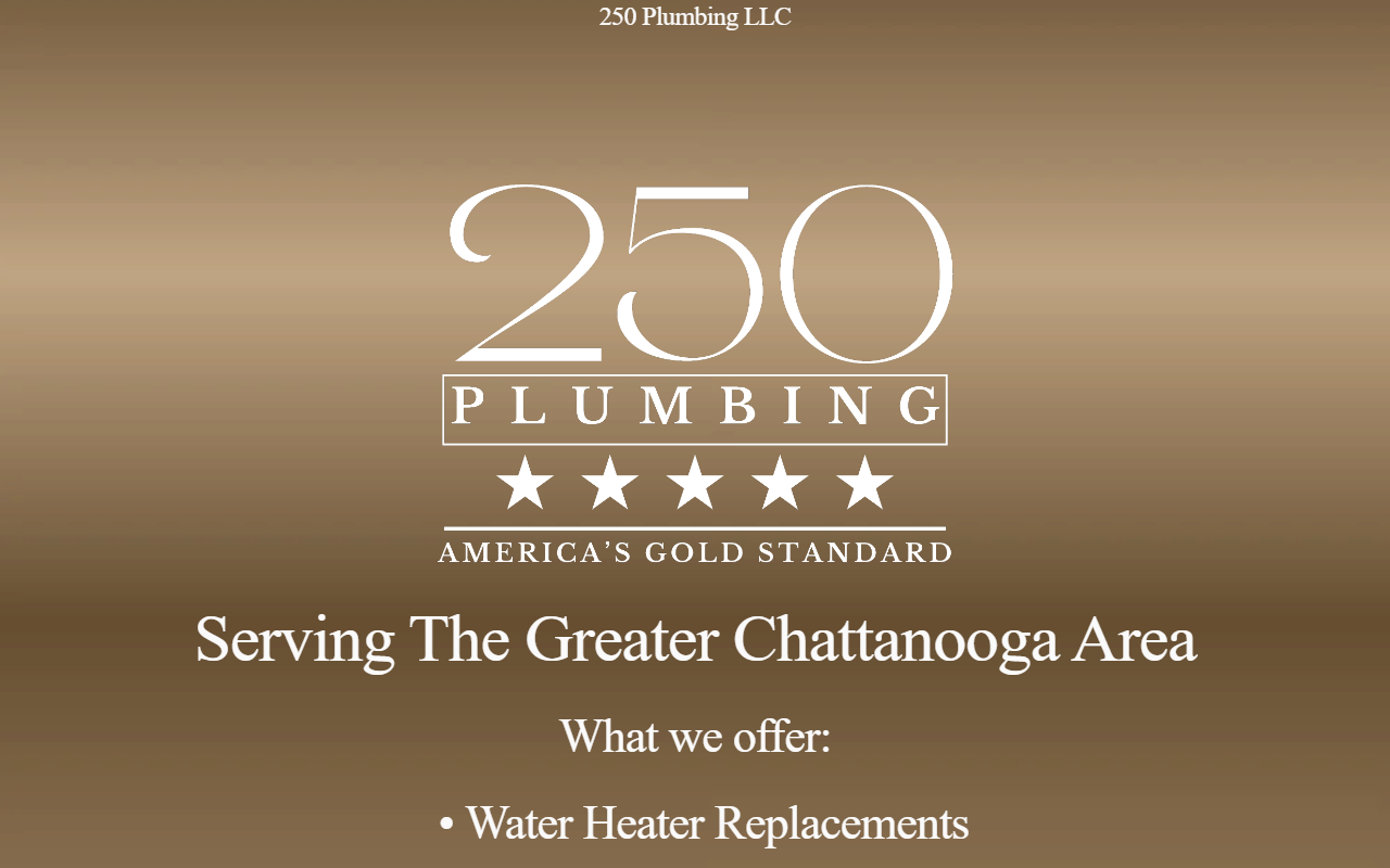 250plumbing.com screenshot