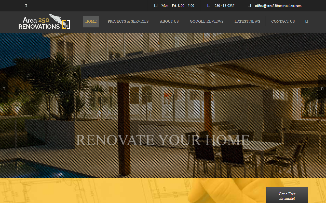 250renovations.com screenshot