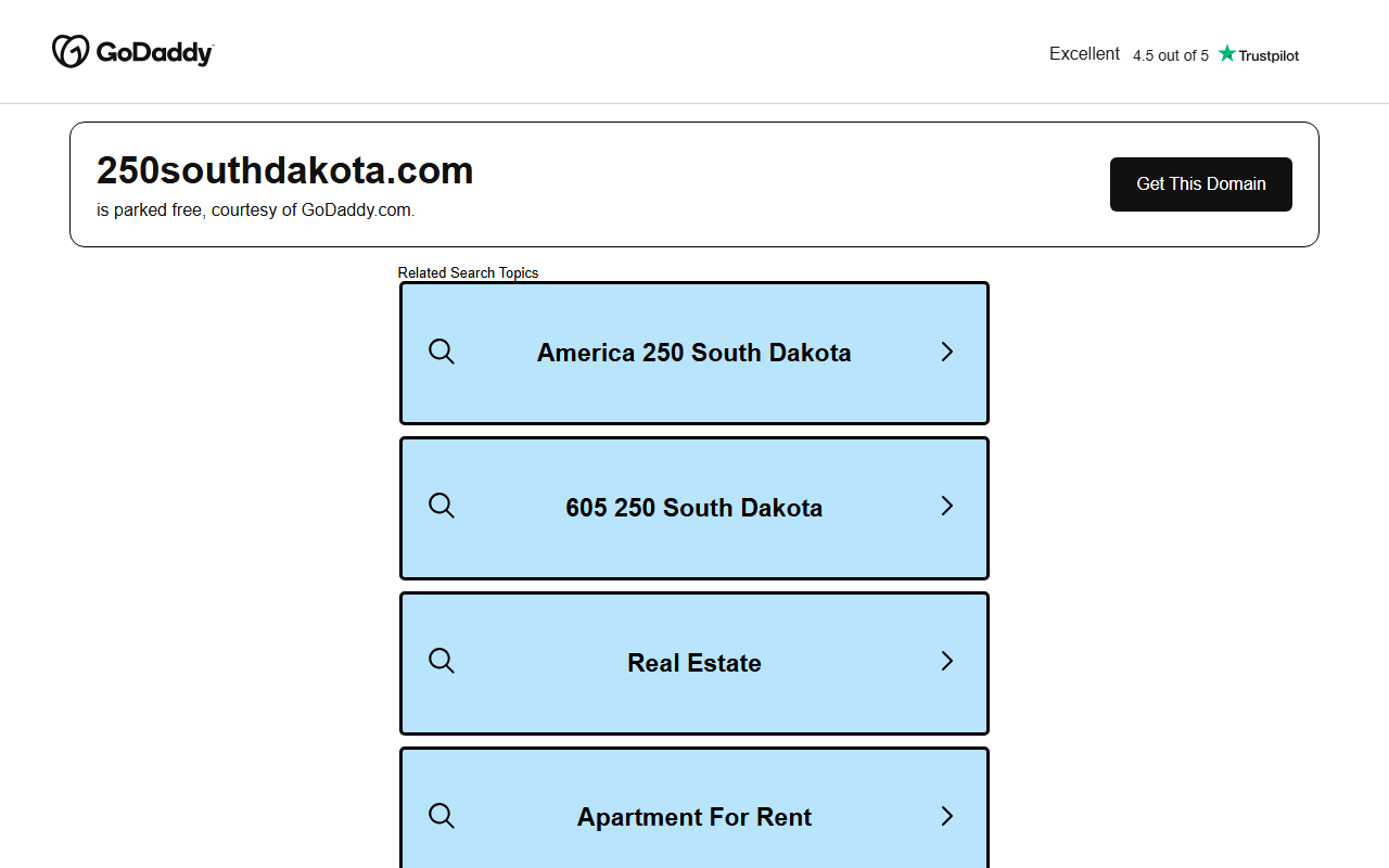 250southdakota.com screenshot