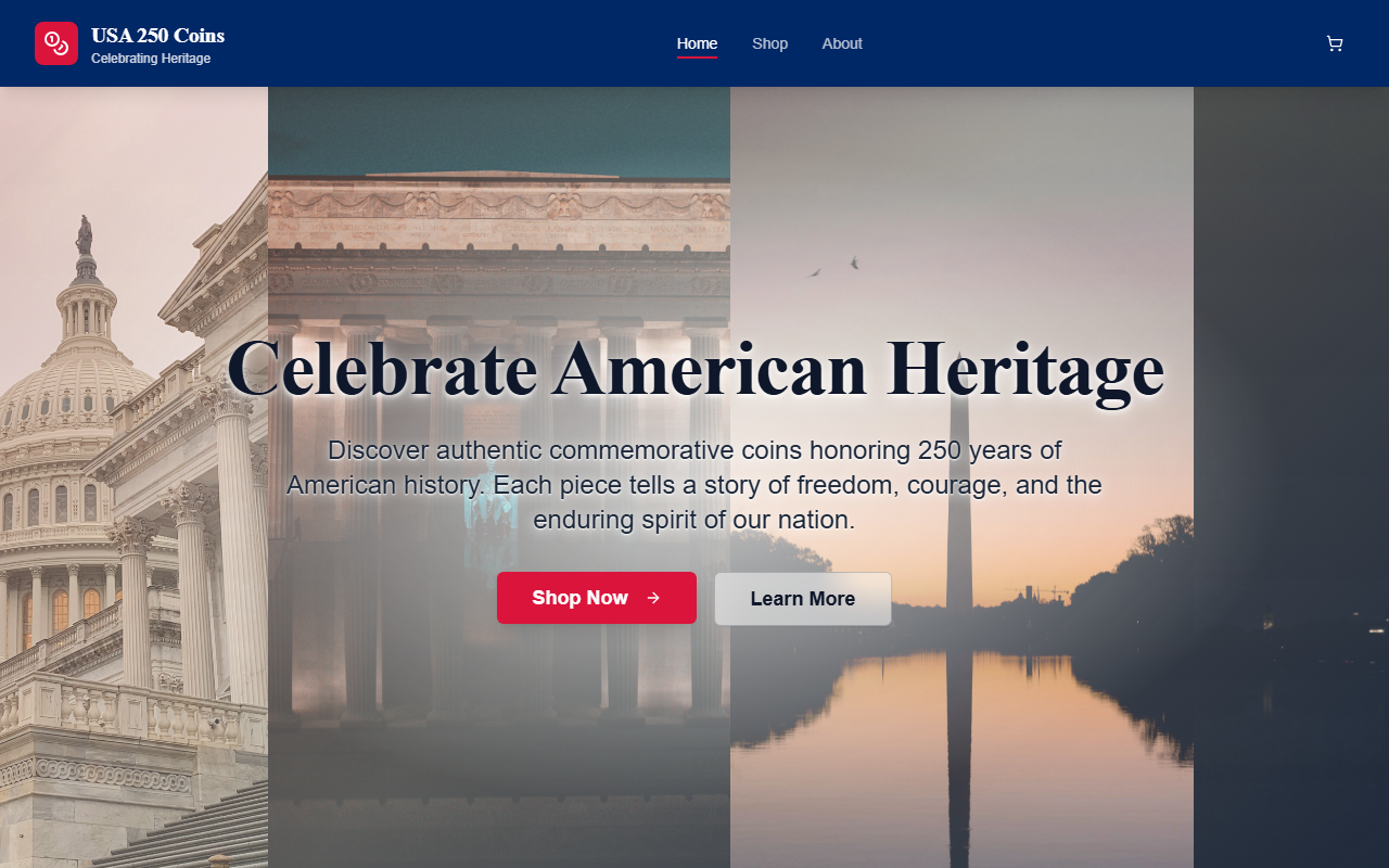 250uscoins.com screenshot