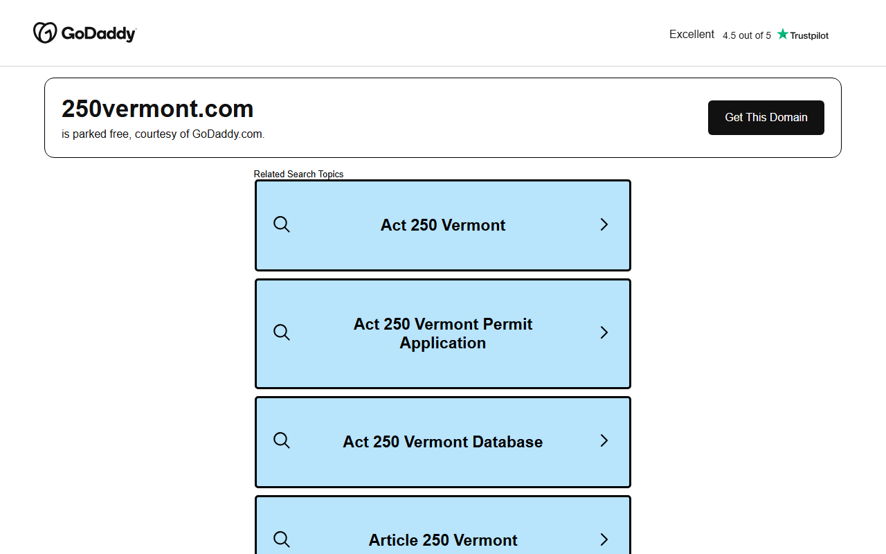 250vermont.com screenshot