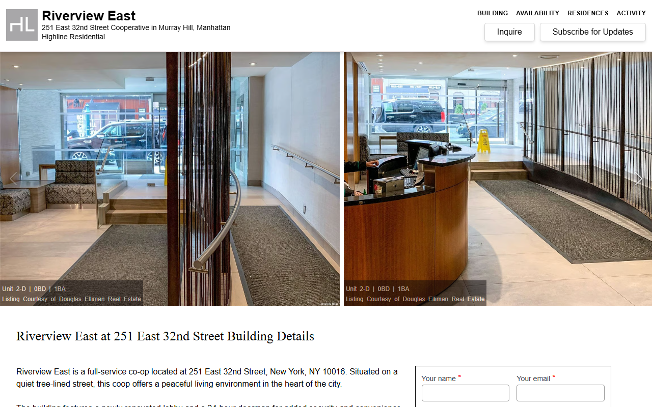 251east32nd.com screenshot