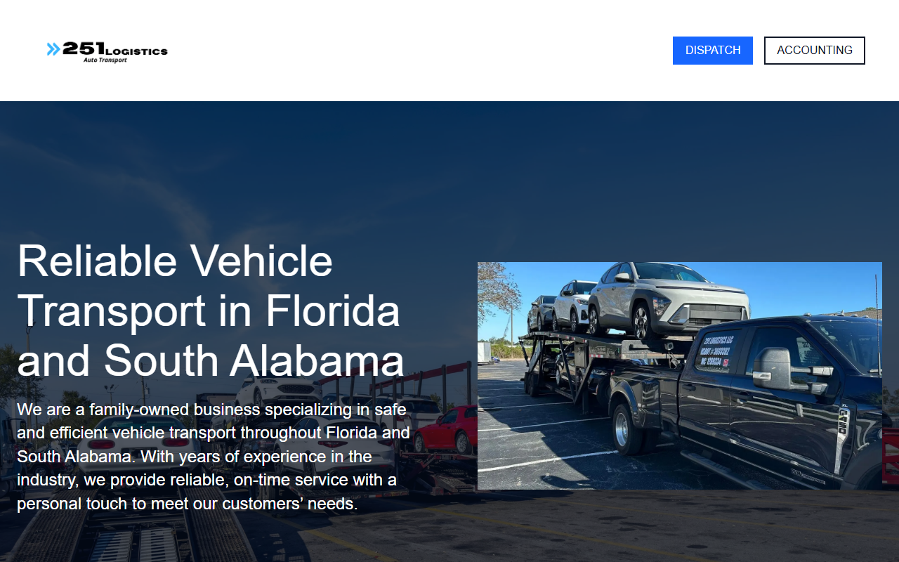 251logistics.com screenshot