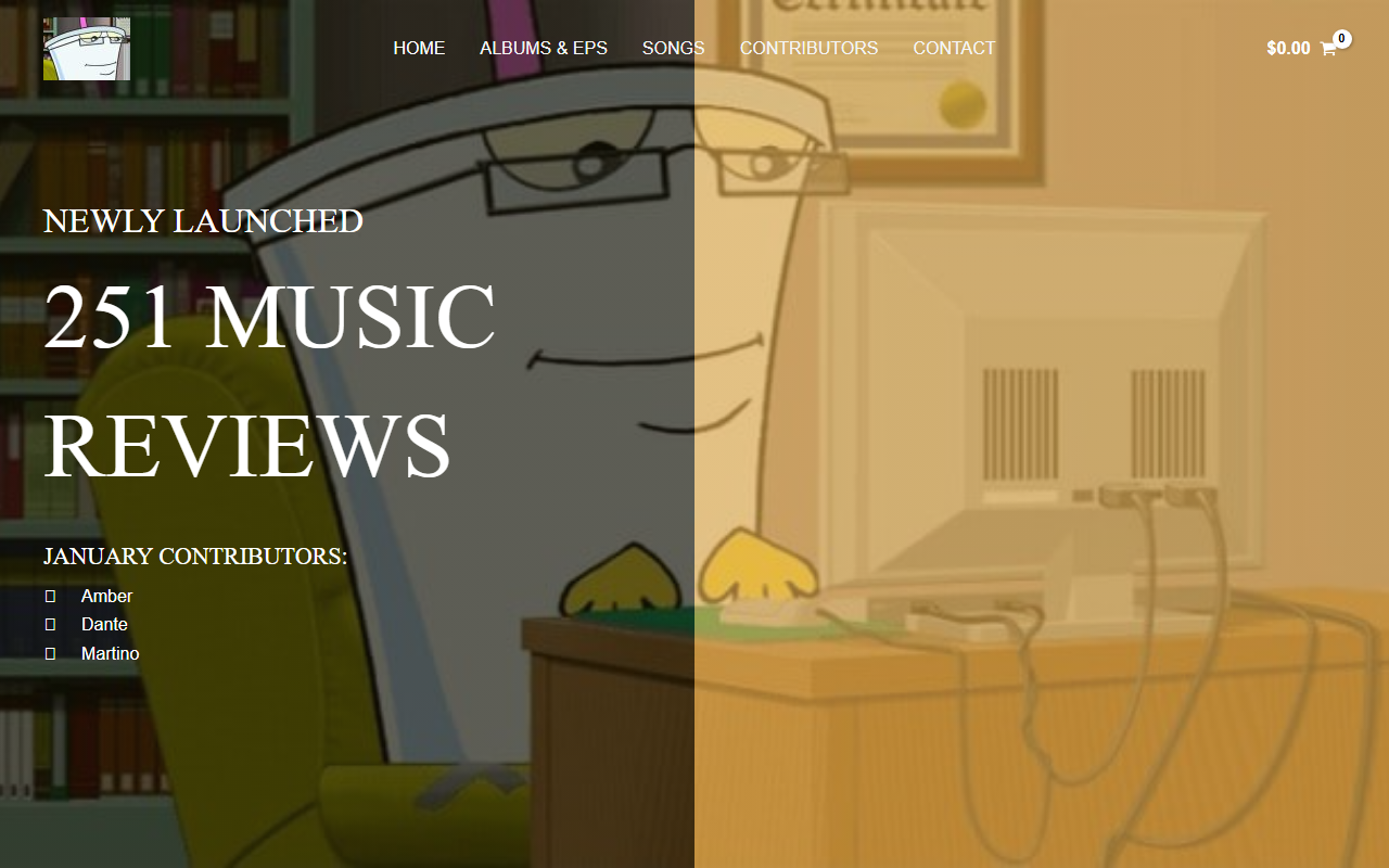 251musicreviews.com screenshot