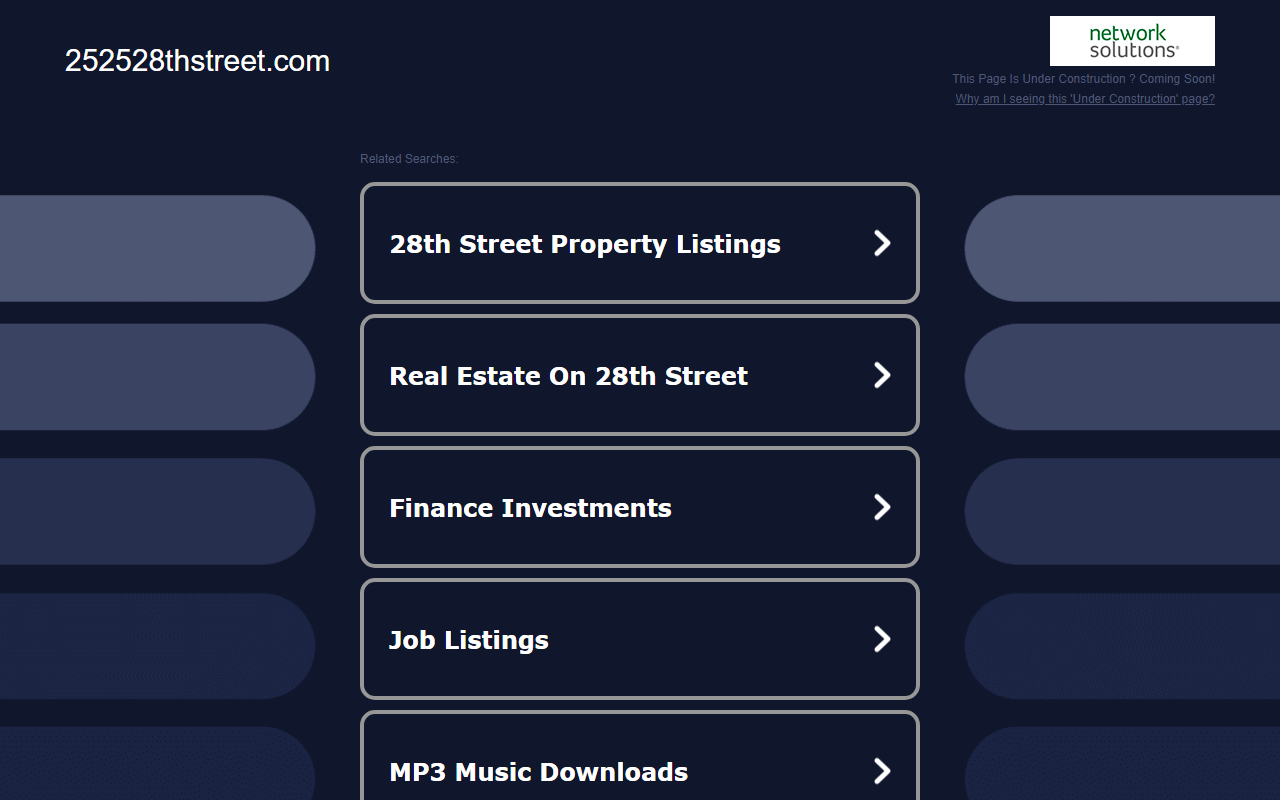 252528thstreet.com screenshot