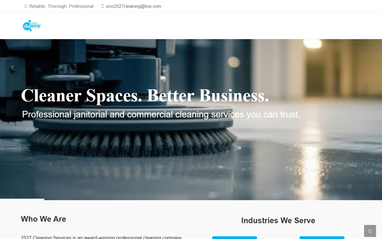 2527cleaning.com screenshot