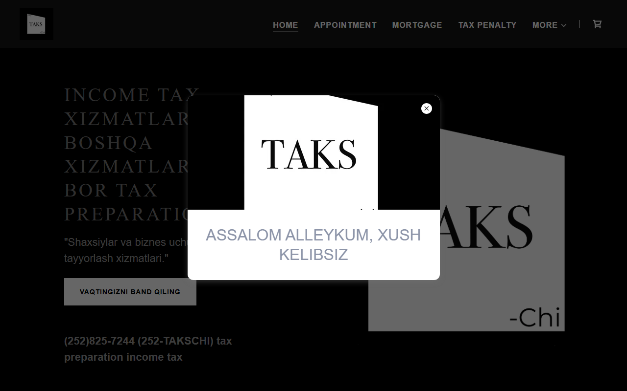 252takschi.com screenshot