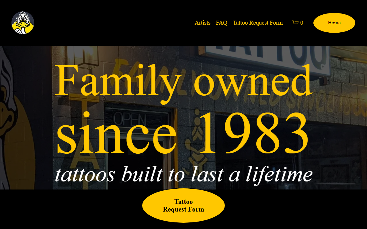 252tattooco.com screenshot